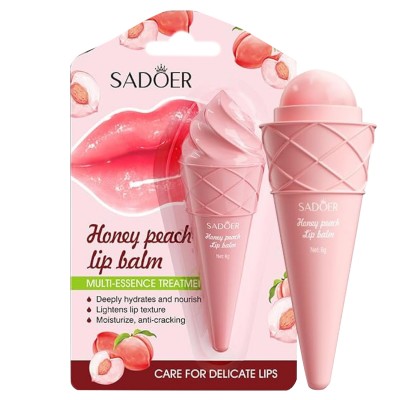 Бальзам для губ SADOER Honey Peach увлажняющий 6 г
