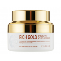 Крем для обличчя Enough Rich Gold Intensive Pro Nourishing Cream живильний інтенсивний на основі іонів золота 50 мл