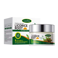 Крем для обличчя SADOER Licorice Root + Vitamin C освітлювальний, живильний, омолоджуючий 60 г