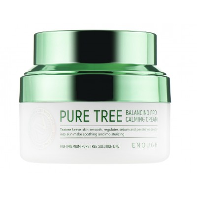 Крем для обличчя Enough Pure Tree Balancing Pro Calming Cream заспокійливий із екстрактом чайного дерева 50 мл