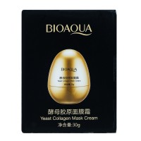 Крем-маска BIOAQUA з колагеном та протеїном яєчного білка 30 г