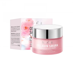 Крем для лица SADOER Collagen Sakura укрепляющий, питательный 50 г
