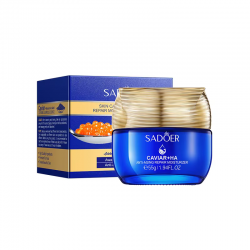 Крем для обличчя SADOER Caviar Hyaluronic Acid антивіковий, зволожуючий, живильний 55 г