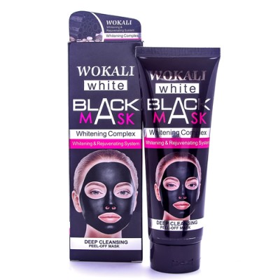 Черная маска для лица Wokali Black Mask WKL402