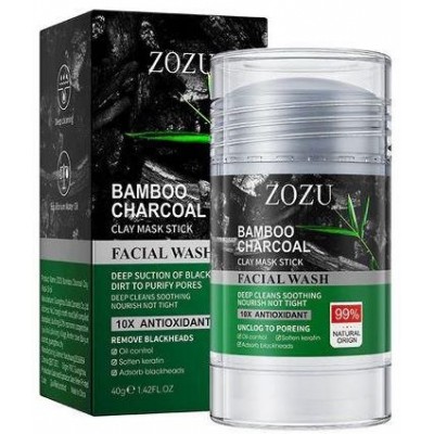 Маска-стік ZOZU Bamboo Charcoal проти чорних точок 40 г