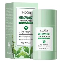 Глиняная маска-стик для лица SADOER Mugwort от прыщей 40 г