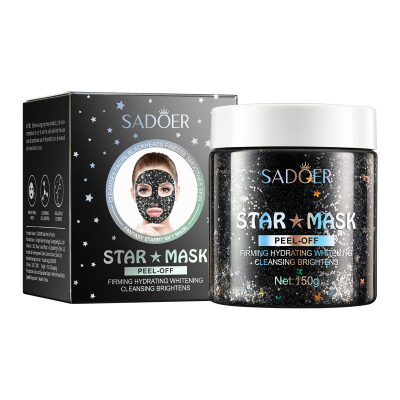 Маска-плівка SADOER Black Star очищаюча з відбілюючим ефектом 150 г