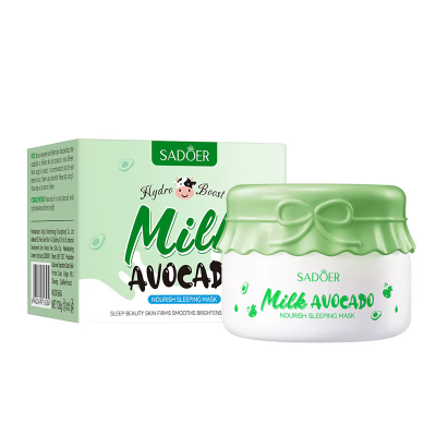 Ночная маска для лица SADOER Milk Avocado питательная 120 г