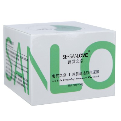 Двокольорова маска SERSANLOVE Ice Skin Cleansing 50+50 г