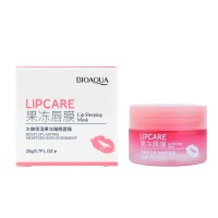 Ночная маска для губ BIOAQUA Lip Sleeping Mask с экстрактом клубники 20 г