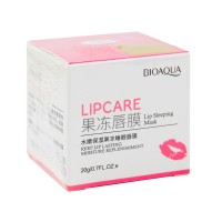 Ночная маска для губ BIOAQUA Lip Sleeping Mask с экстрактом клубники 20 г