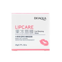 Ночная маска для губ BIOAQUA Lip Sleeping Mask с экстрактом клубники 20 г