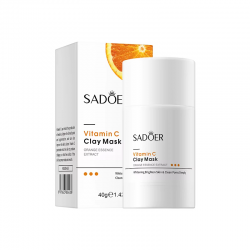 Глиняная маска-стик для лица SADOER Vitamin C для глубокого очищения пор 40 г