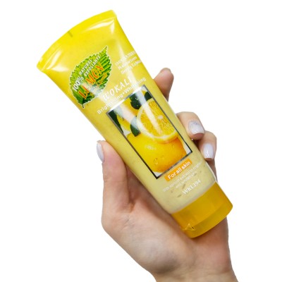 Скраб для обличчя Wokali Smoothing Moisturizing Lemon WKL394 120 мл