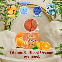 Гідрогелеві патчі під очі SERSANLOVE Vitamin C Blood Orange Eye Mask з екстрактом апельсина 60 шт