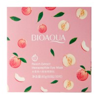 Гідрогелеві патчі під очі BIOAQUA Peach Extract Hexapeptide Eye Mask з екстрактом персика 60 шт
