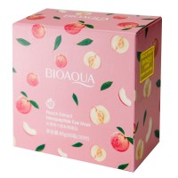 Гідрогелеві патчі під очі BIOAQUA Peach Extract Hexapeptide Eye Mask з екстрактом персика 60 шт