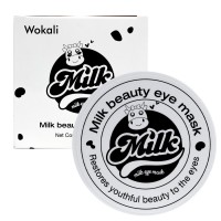 Омолоджуючі гідрогелеві патчі під очі Wokali Milk Eye Mask 60 шт