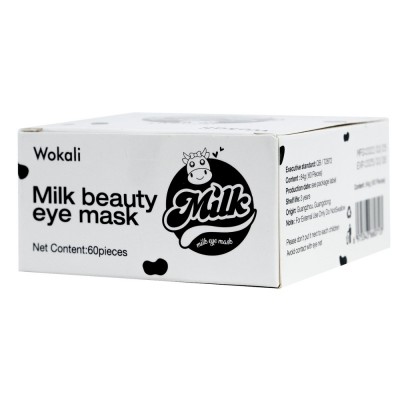 Омолоджуючі гідрогелеві патчі під очі Wokali Milk Eye Mask 60 шт