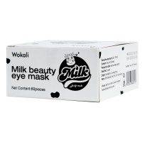 Омолоджуючі гідрогелеві патчі під очі Wokali Milk Eye Mask 60 шт