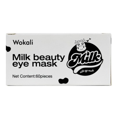 Омолоджуючі гідрогелеві патчі під очі Wokali Milk Eye Mask 60 шт