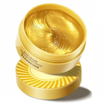 Гідрогелеві патчі під очі BIOAQUA Hydrating Moisturizing Eye Mask із золотом 60 шт