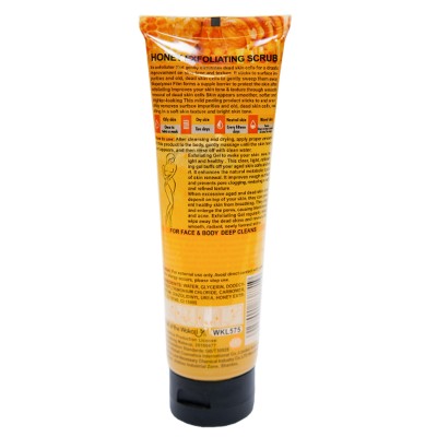 Cкраб для обличчя і тіла Wokali Honey Face and Body Exfoliating Scrub WKL575 320 мл