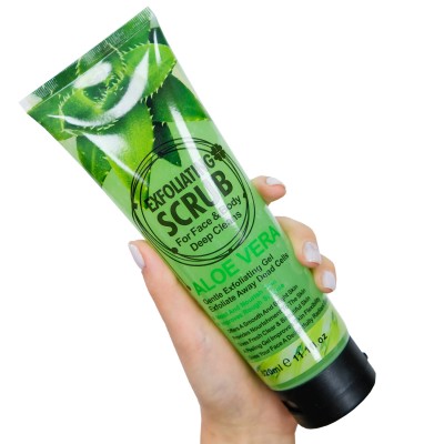 Cкраб для обличчя і тіла Wokali Aloe Vera Face and Body Exfoliating Scrub WKL576 320 мл