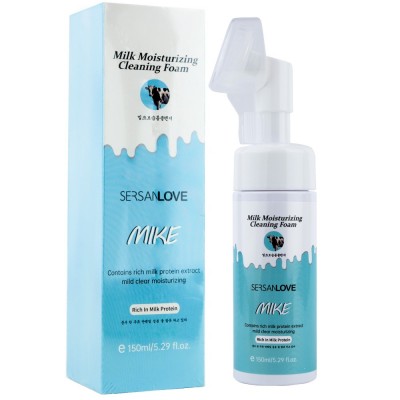 Пінка-мус для вмивання SERSANLOVE Milk Moistutizing Cleansing Foam з екстрактом молочка 150 мл