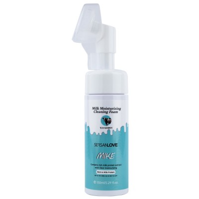 Пінка-мус для вмивання SERSANLOVE Milk Moistutizing Cleansing Foam з екстрактом молочка 150 мл