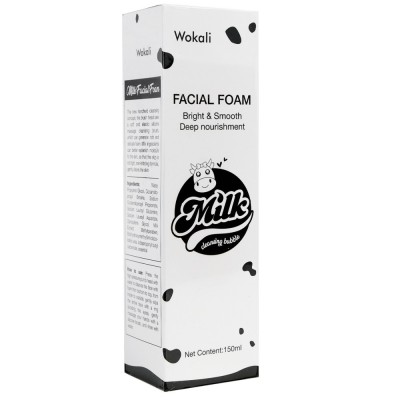 Пінка-мус для вмивання Wokali Milk Facial Foam 150 мл