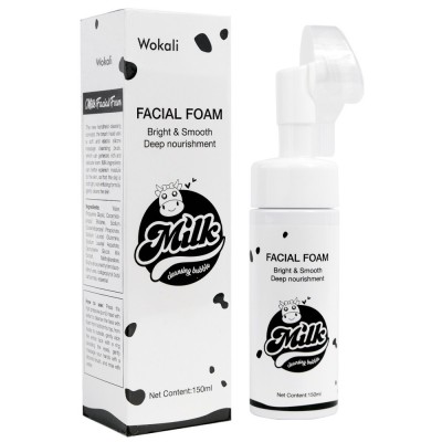 Пінка-мус для вмивання Wokali Milk Facial Foam 150 мл
