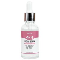 Сироватка Wokali 4 in 1 Facical Serum зволожуюча з гіалуроновою кислотою, вітамінами C, E та ніацинадами 30 мл