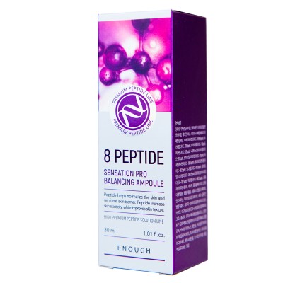 Сироватка для обличчя Enough 8 Peptide Sensation Pro Balancing Ampoule з пептидами 30 мл