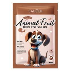 Тканевая маска для лица SADOER Animal Fruit Puppy Coconut питательная 25 г