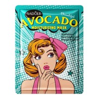 Тканинна маска для обличчя SADOER Avocado зволожуюча 25 г