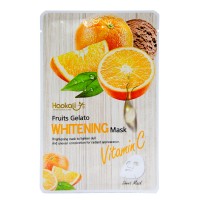 Тканевая маска Wokali Vitamin C Fruits Gelato Whitening Mask с экстрактом апельсина HA-3008 30 мл