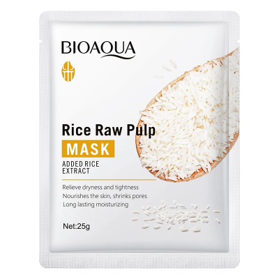 Тканинна маска BIOAQUA Rice живильна 25 г