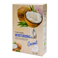 Тканевая маска Wokali Coconut Fruits Gelato Moisturizing Mask с экстрактом кокоса HA-3007 (30мл*10шт)