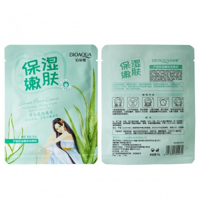 Тканинна маска для обличчя BIOAQUA Extract Plant Essence Aloe Vera з екстрактом алое 30 г
