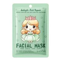 Тканевая маска для лица SADOER Salicylic Acid Acne Repair для проблемной кожи, глубокого увлажнения 25 г