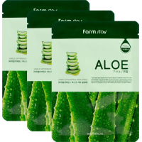 Тканинна маска для обличчя Farm Stay Visible Difference Mask Sheet Aloe