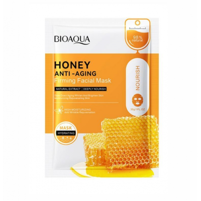 Тканинна маска BIOAQUA Honey антивікова, підтягуюча 30 г