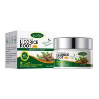 Крем для шкіри навколо очей SADOER Licorice Root + Vitamin C освітлювальний, поживний, омолоджуючий 30 г