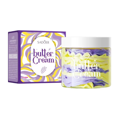 Крем-батер для тела SADOER Grape & Hyaluronic Acid увлажняющий 180 г