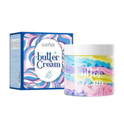 Крем-батер для тела SADOER Blueberry & Hyaluronic Acid увлажняющий 180 г