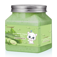 Скраб для тела SERSANLOVE Cucumber Fresh Bath Salt с экстрактом огурца 500 мл