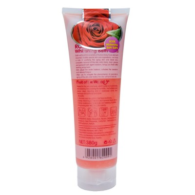 Скраб-сіль для тіла Wokali Rose Whitening Bath Salt Body Massage KL002 380 г
