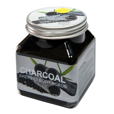 Скраб для тела Wokali Charcoal Sherbet Body Scrub WKL484