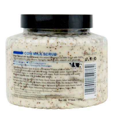 Скраб для тела Wokali Fresh Skin Scrub Cow Milk WKL217 500 г